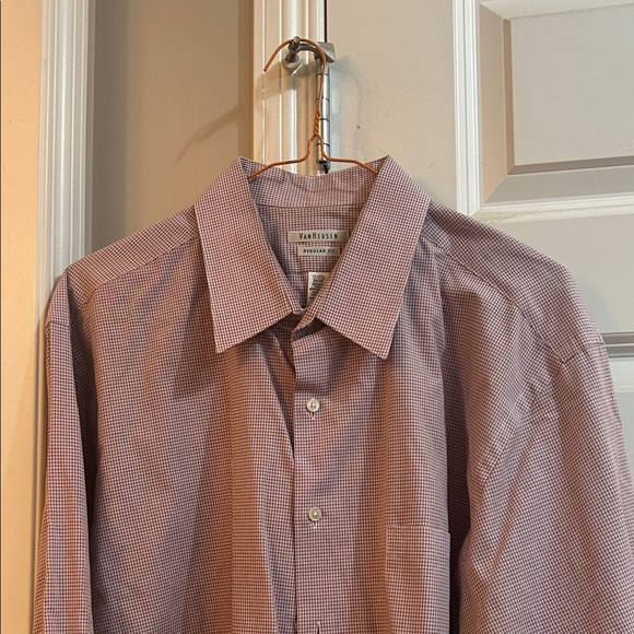 Van Heusen Men's Purple Button-Down Shirt - Picture 2 of 4
